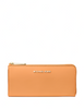 Michael Michael Kors Jet Set Travel Large Saffiano Leather Quarter Zip Wallet Cider