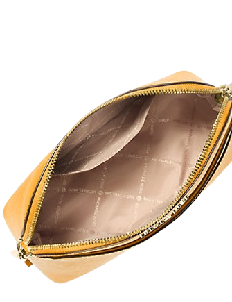 Michael Michael Kors Jet Set Travel Medium Dome Crossbody Bag Golden Rod