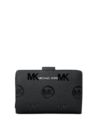 Michael Michael Kors Jet Set Travel Medium Logo Debossed Billfold