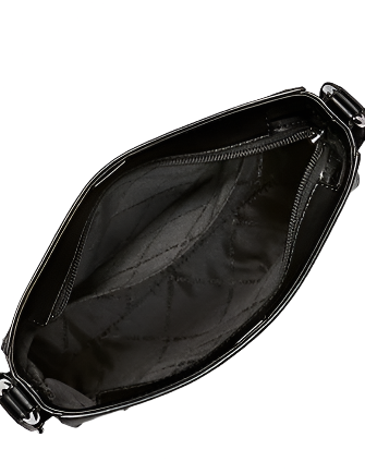 Michael Michael Kors Jet Set Travel Small Signature Logo Messenger Bag Black