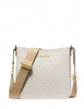 Michael Michael Kors Jet Set Travel Small Signature Logo Messenger Bag Vanilla
