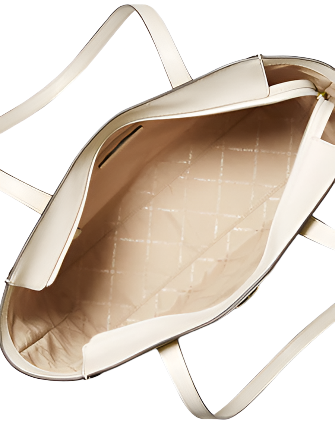 Michael Michael Kors Leida Large Tote Bag Light Cream