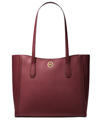 Michael Michael Kors Leida Large Tote Bag Oxblood