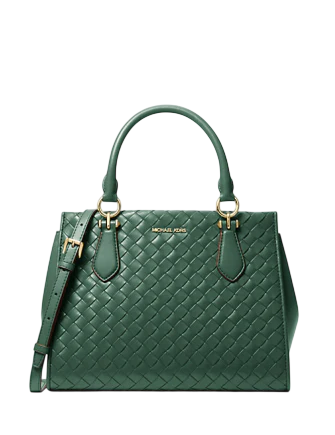 Michael Michael Kors Marilyn Medium Woven Satchel | Brixton Baker Michael Michael Kors Marilyn Medium Woven Satchel | Brixton Baker