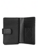 Michael Michael Kors Medium Crossgrain Leather Wallet Black