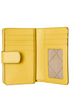 Michael Michael Kors Medium Crossgrain Leather Wallet Golden Yellow