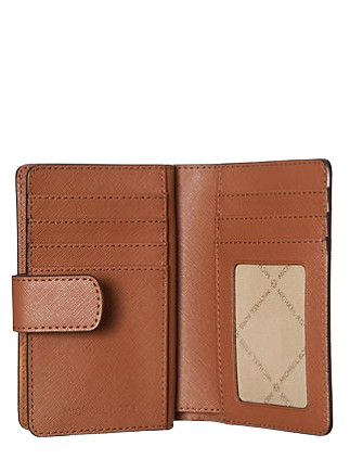 Michael Michael Kors Medium Crossgrain Leather Wallet Luggage