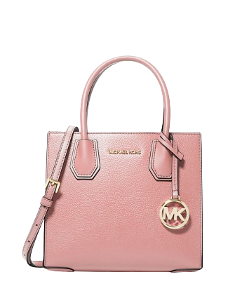Michael Michael Kors Mercer Medium Pebbled Leather Crossbody Bag Primrose
