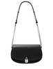 Michael Michael Kors Mila Medium Leather Messenger Bag Black