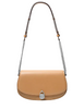 Michael Michael Kors Mila Medium Leather Messenger Bag Peanut