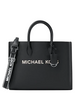 Michael Michael Kors Mirella Medium Pebbled Leather Tote Bag Black