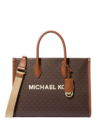 Michael Michael Kors Mirella Medium Signature Logo Tote Bag Michael Michael Kors Mirella Medium Signature Logo Tote Bag