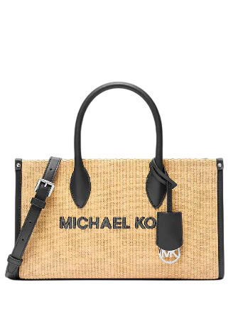 Michael Michael Kors Mirella Medium Woven Satchel | Brixton Baker
