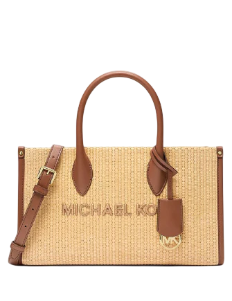 Michael Michael Kors Mirella Medium Woven Satchel | Brixton Baker