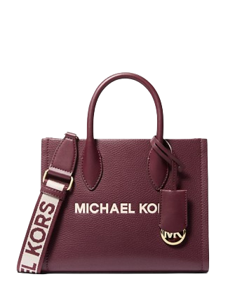 Michael Kors Bags Michael Kors Mirella Small Pebbled Leather Crossbody Bag Oxblood Nwt Color Gold Purple Size Os Luxurybrands898 s Closet