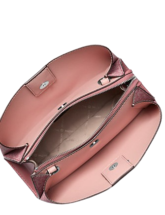 Michael Michael Kors Ruthie Small Signature Logo Crossbody Bag Rose