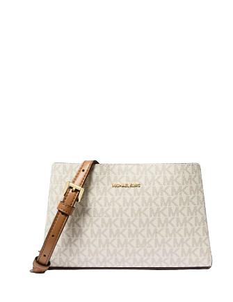 Michael Michael Kors Ruthie Small Signature Logo Crossbody Bag Vanilla