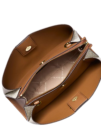 Michael Michael Kors Ruthie Small Signature Logo Crossbody Bag Vanilla