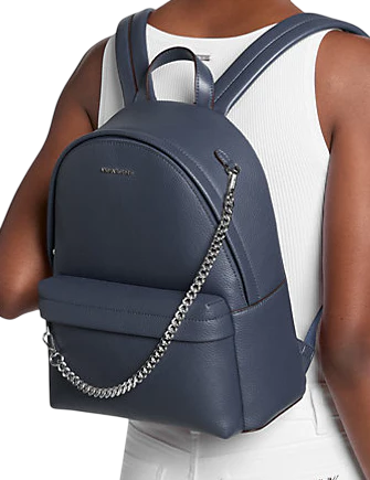 Michael Michael Kors Slater Medium Backpack Navy