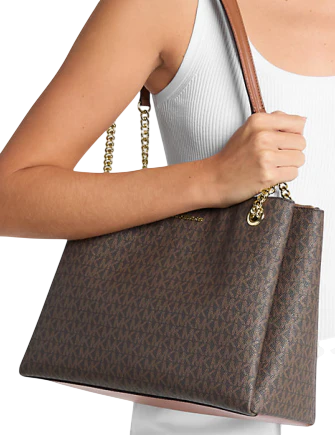 Michael Michael Kors Soho Medium Signature Logo Tote Bag | Brixton