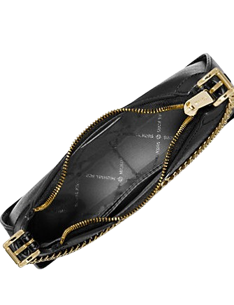 Michael Michael Kors Wilma Small Leather Crossbody Bag Black