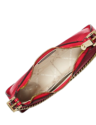 Michael Michael Kors Wilma Small Leather Crossbody Bag Bright Red