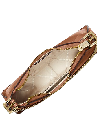 Michael Michael Kors Wilma Small Leather Crossbody Bag Luggage