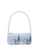 Michael Michael Kors Zoe Small Denim Pochette Blue Haze