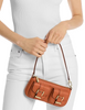 Michael Michael Kors Zoe Small Leather Convertible Shoulder Bag Orange Punch