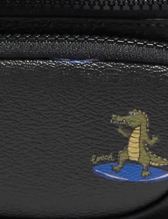 Coach Sprint Belt Bag 24 With Surfing Crocodile Print Coach Sprint Belt Bag 24 With Surfing Crocodile Print