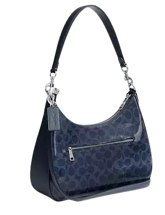 Coach Teri Hobo Bag In Signature Canvas