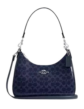 Coach Teri Hobo Bag In Signature Canvas