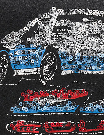 Coach Accordion Zip Wallet With Car