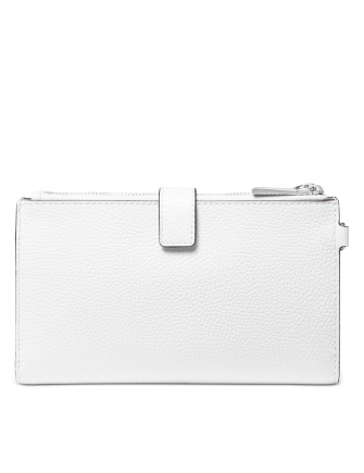 Michael Michael Kors Adele Double Zip Pebble Leather Phone Wristlet