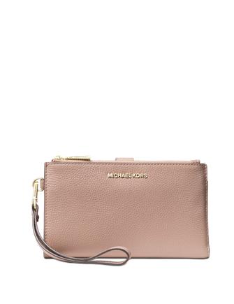 Michael kors adele double zip crossbody black sales