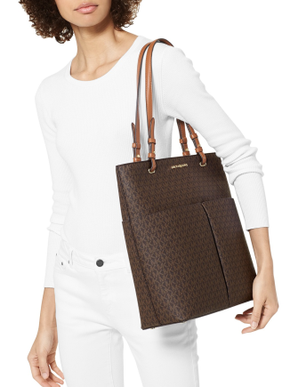 Bedford large logo pocket tote deals bag
