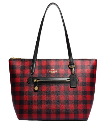 Coach Buffalo Plaid Print Taylor Tote | Brixton Baker