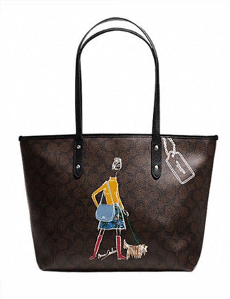 Coach Signature Bonnie Cashin Limited Edition City Zip Tote