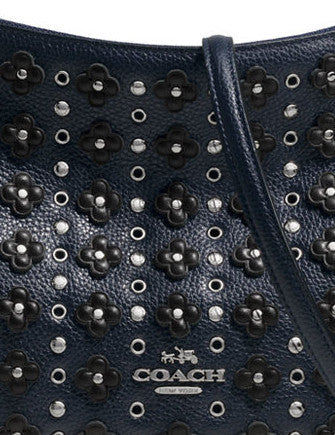 Coach Chelsea Crossbody in Floral Rivets Leather