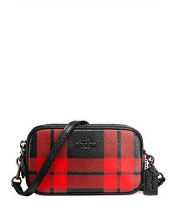 Coach plaid crossbody 2025
