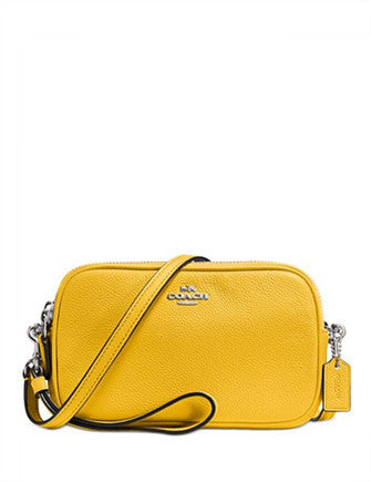 Coach crossbody clutch in discount pebble leather