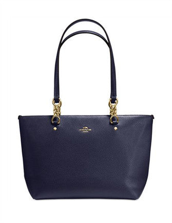 Navy coach tote hotsell