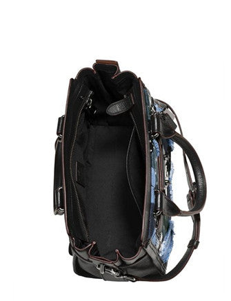Coach Swagger 27 in Canyon Quilt Denim Satchel