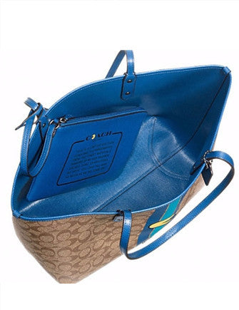 Coach X Pac-Man Signature Reversible City Tote