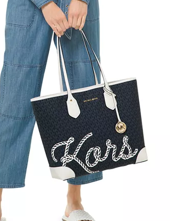 Michael kors eva signature tote online
