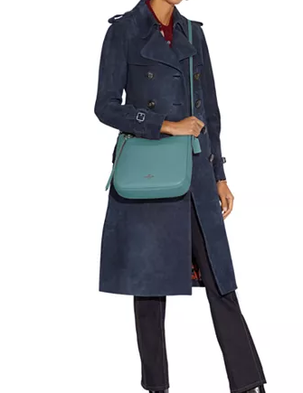 Chaise crossbody in sales polished pebble leather