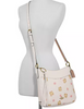 Coach Chaise Pansy Print Leather Crossbody