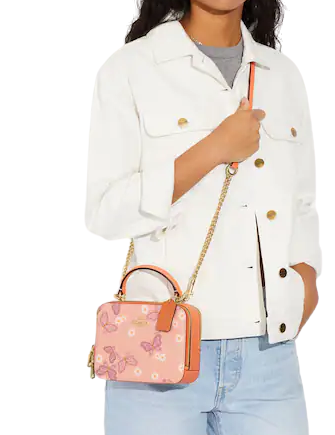 Coach butterfly crossbody sales