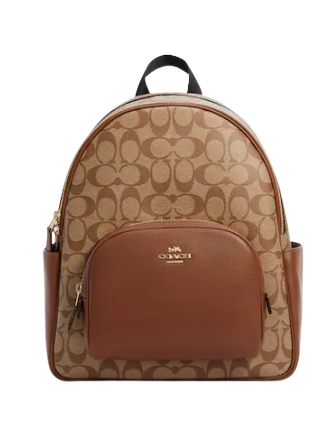 Coach signature backpack brown Clearance
