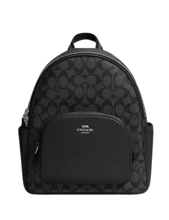 Coach Court Backpack In Signature Canvas